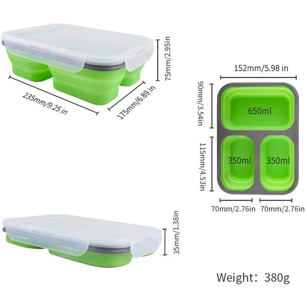 Collapsible Silicone LunchBox