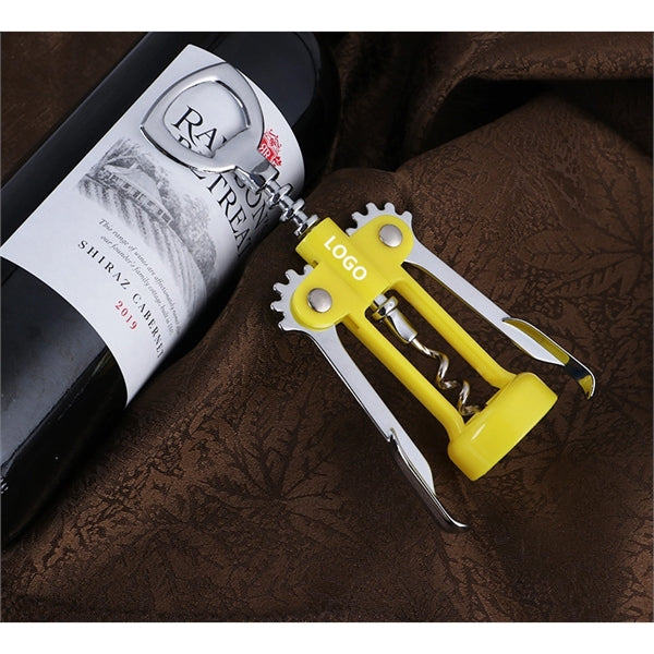 Wine zinc alloy bottle opener