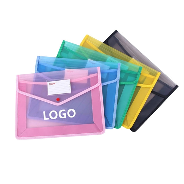 Thin transparent PPA4 file bag
