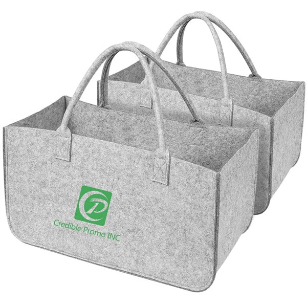 Felt Storage Shopping Haddbag Firewood Basket Bag