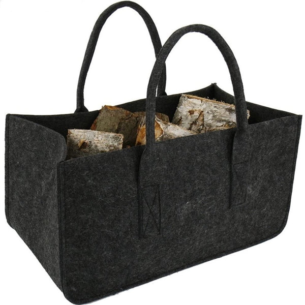 Felt Storage Shopping Haddbag Firewood Basket Bag