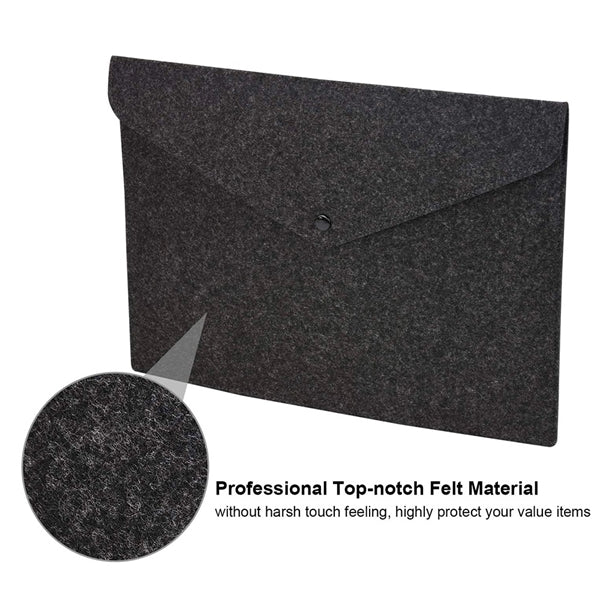 Portable Durable Felt Holder Envelop Document Bag
