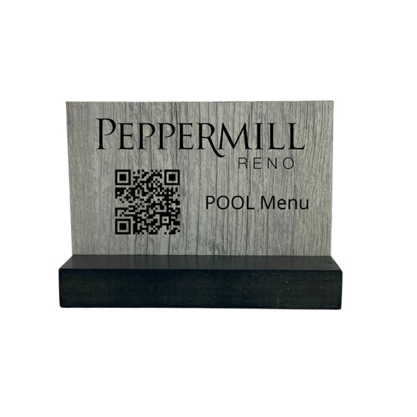 QR Code Table Stand Displays