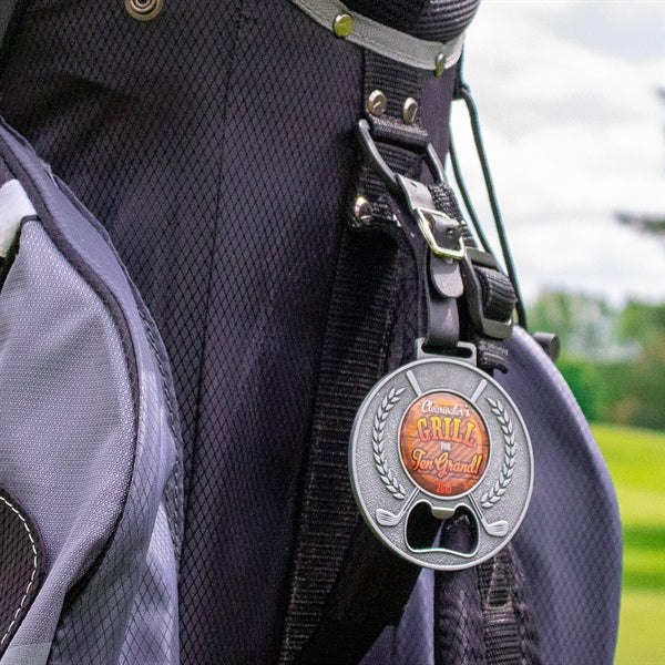 Golf Bag Tag Bottle Opener