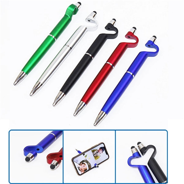 Capacitive Cell Phone Stand Pen with Stylus