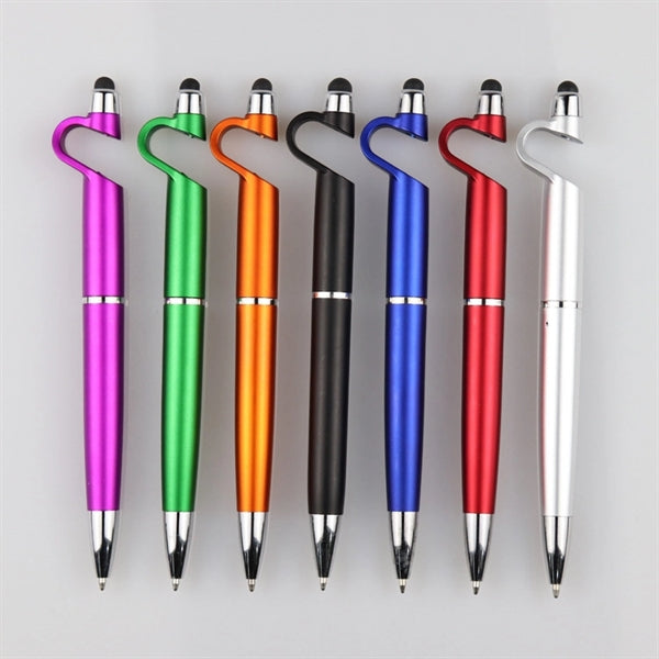Capacitive Cell Phone Stand Pen with Stylus