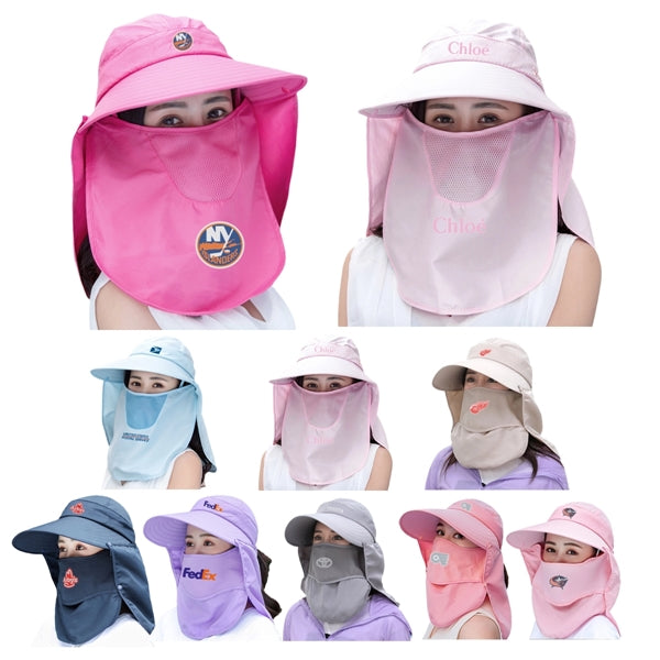 Sun Cap with Neck Flap, Fishing Hat with UPF 50+