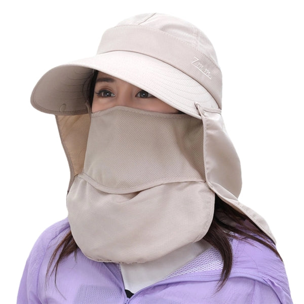 Sun Cap with Neck Flap, Fishing Hat with UPF 50+