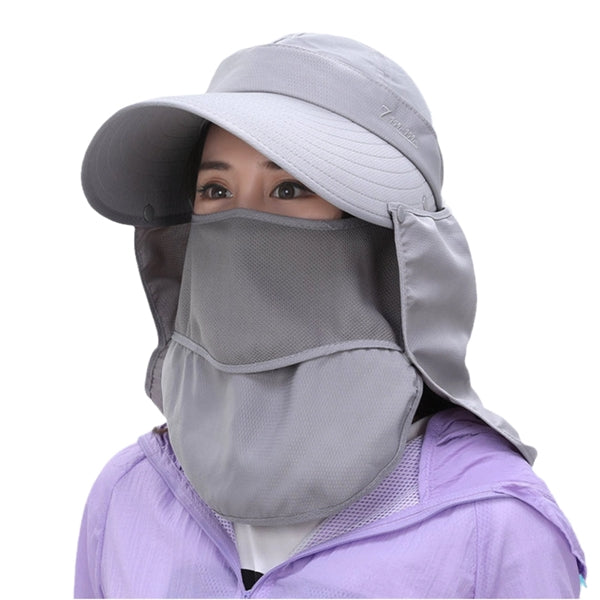 Sun Cap with Neck Flap, Fishing Hat with UPF 50+