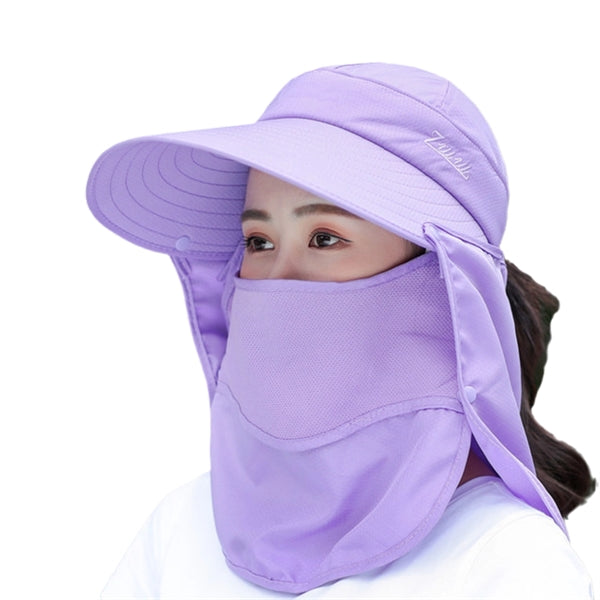 Sun Cap with Neck Flap, Fishing Hat with UPF 50+