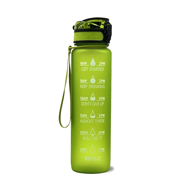 Time Scale Reminder Cup Water Bottle With Bounce Cover