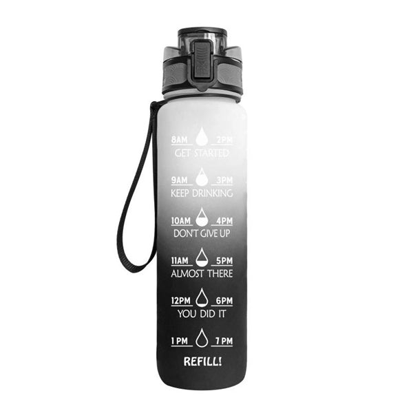Time Scale Reminder Cup Water Bottle With Bounce Cover