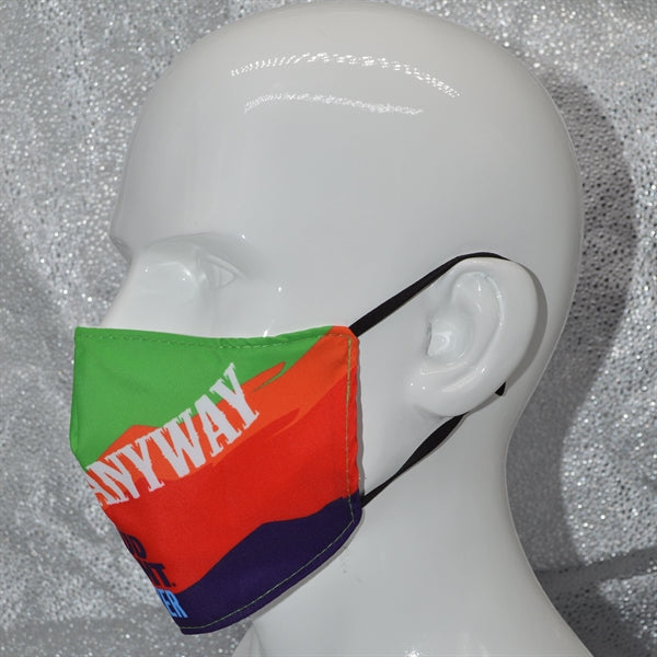 Summer Time 4-Layer Custom Face Mask w/ Adjustable Ear Loop
