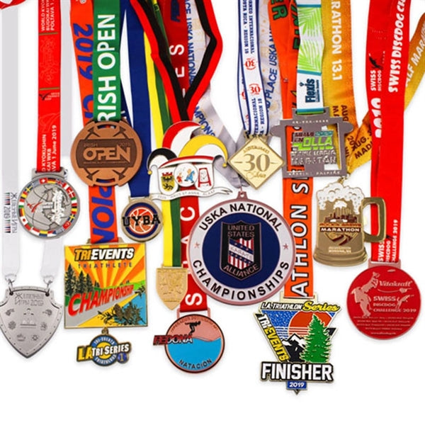Zinc alloy metal award custom medal