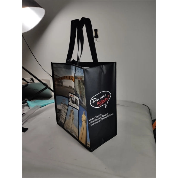Hot Sell Non-Woven Matte Laminated Full Colors Grocery Bag