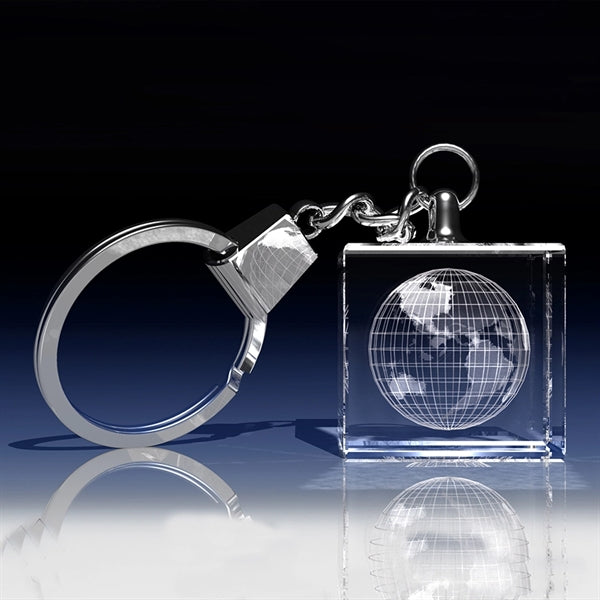 Cube Crystal Keychains