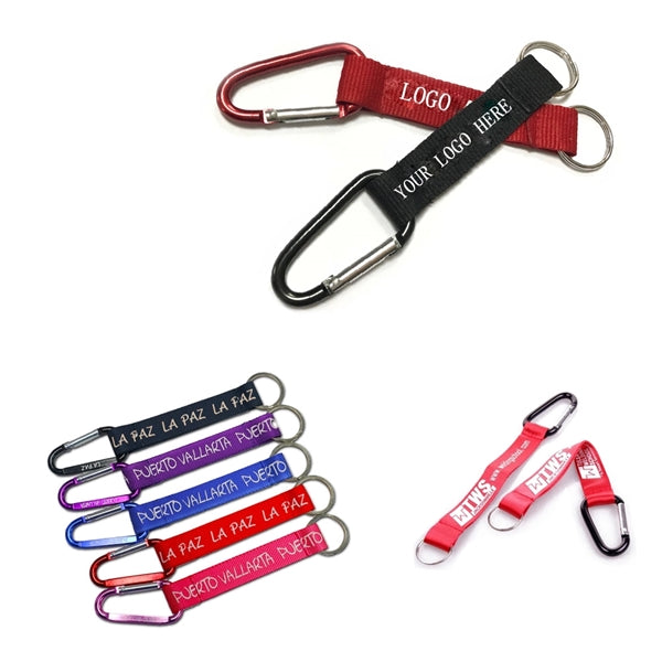 Polyester Strap Carabiner Key Holder