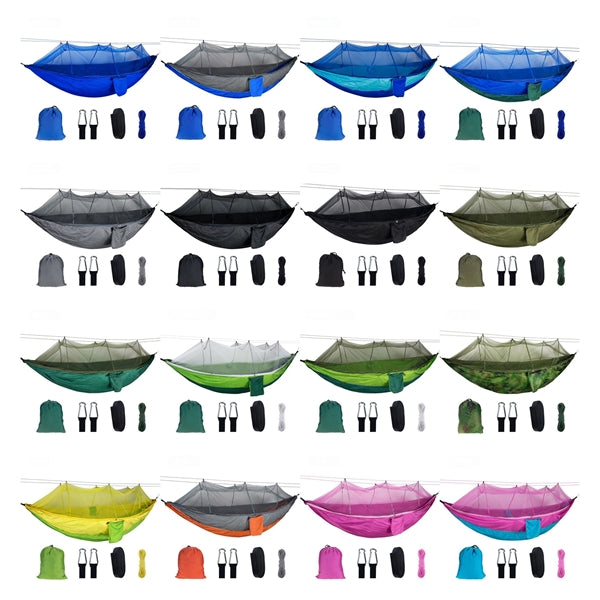 Outdoor portable camping mosquito net hammock