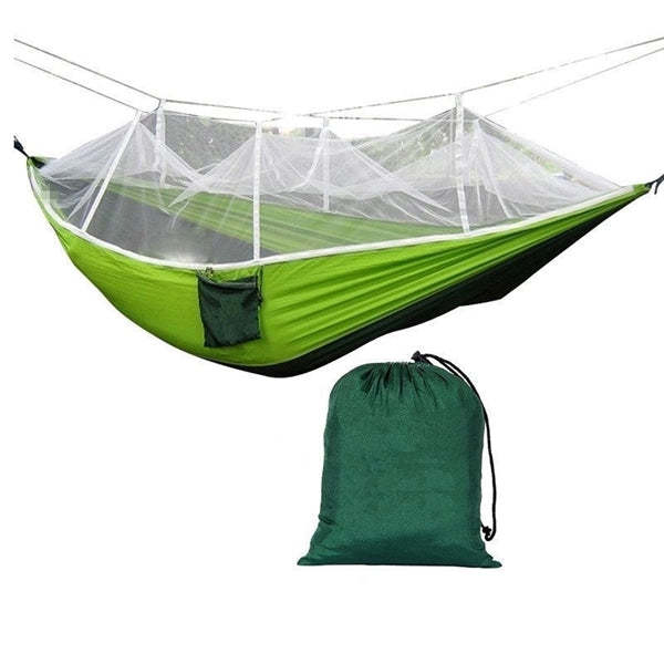 Outdoor portable camping mosquito net hammock