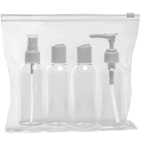 Travel Toiletries Clear Plastic Mini Container
