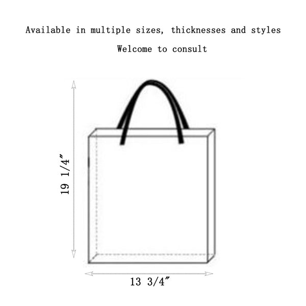 Natural Canvas Convention Tote Bag with Shoulder Strap