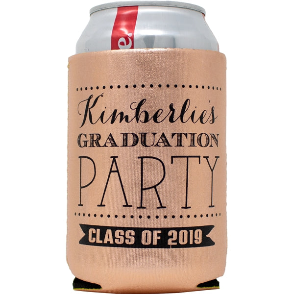 Metallic Neoprene Can Cooler