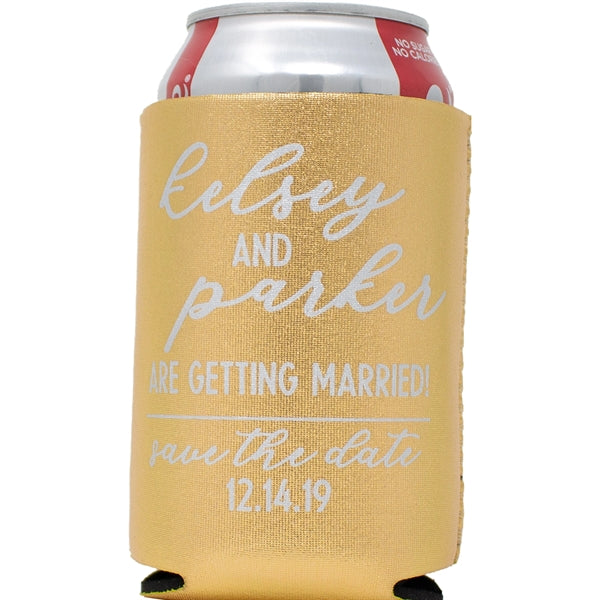 Metallic Neoprene Can Cooler