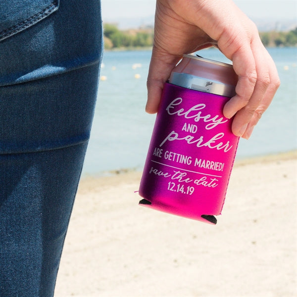 Metallic Neoprene Can Cooler