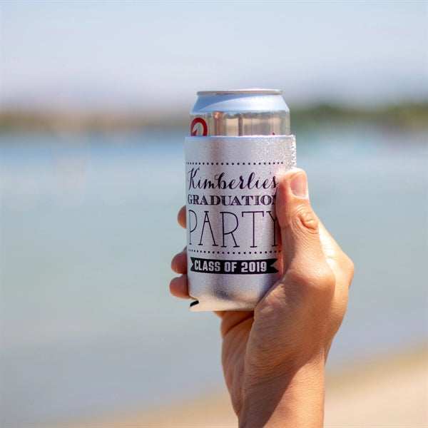 Metallic Neoprene Can Cooler