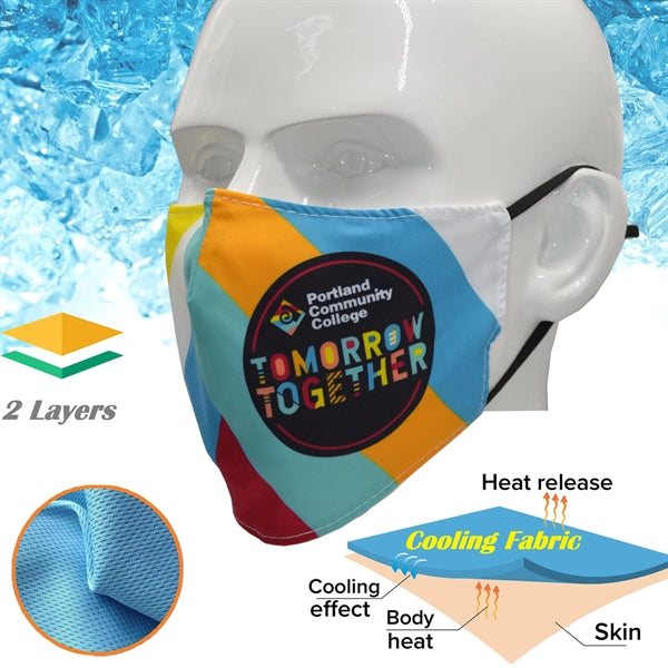 IcyKool 2-Layer Breathable Summer Face Masks