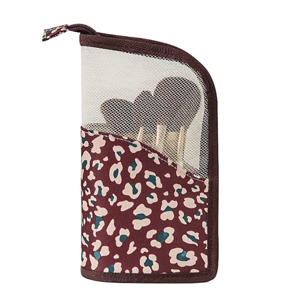 Portable Waterproof Travel Organizer Makeup Brush Holder Bag
