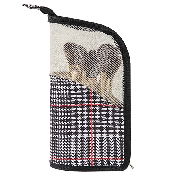 Portable Waterproof Travel Organizer Makeup Brush Holder Bag