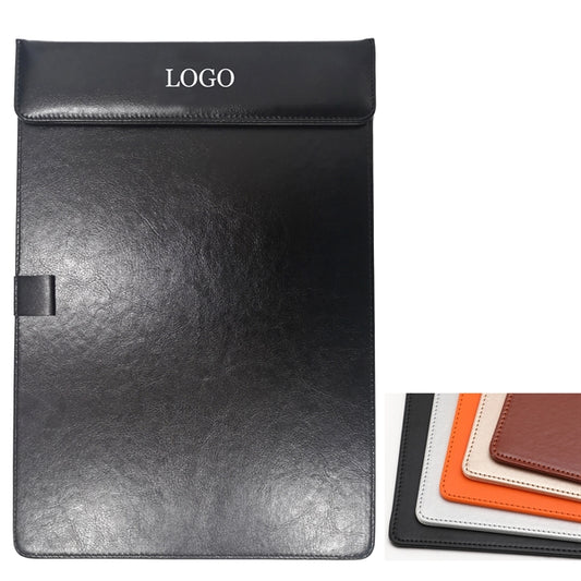 A4 Classic PU Leather Magnetic Clipboard Writing Board