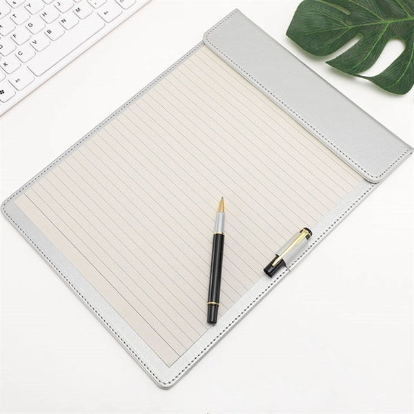 A4 Classic PU Leather Magnetic Clipboard Writing Board