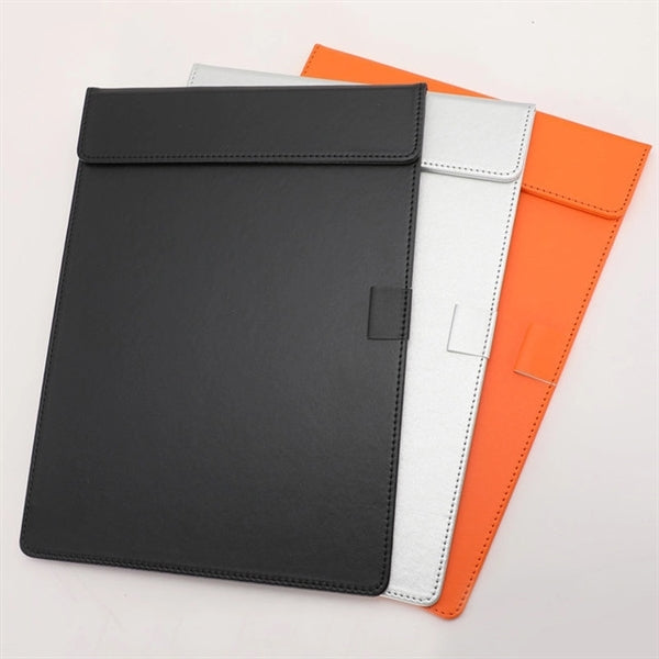 A4 Classic PU Leather Magnetic Clipboard Writing Board