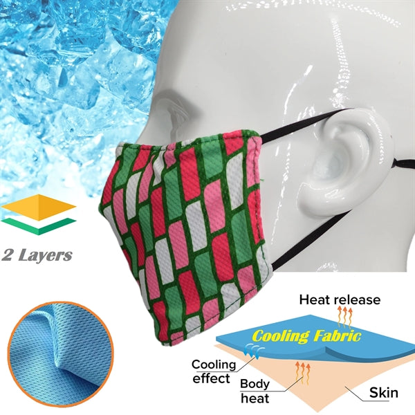 Kids IcyKool Face 2-Layer Performance Summer Masks