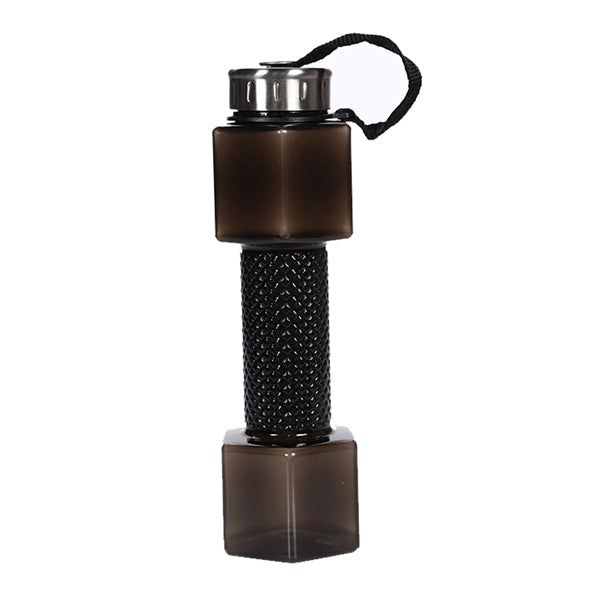 Dumbbell Shaped Fitness Sports Water Bottle Workout Gym Jug