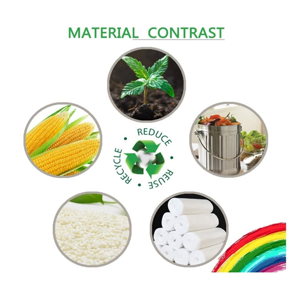100% Compostable Newspaper Bags 100 Count Per Cardboard