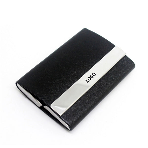 PU Metal Business Card Holder