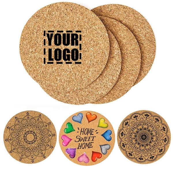 DIY Cork Drink Coasters