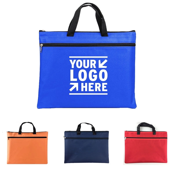Zipper Document Carry Bag with Handle