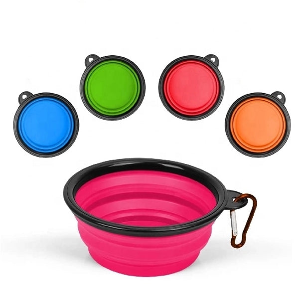 Collapsible Travel Dog Bowls with Custom Logo