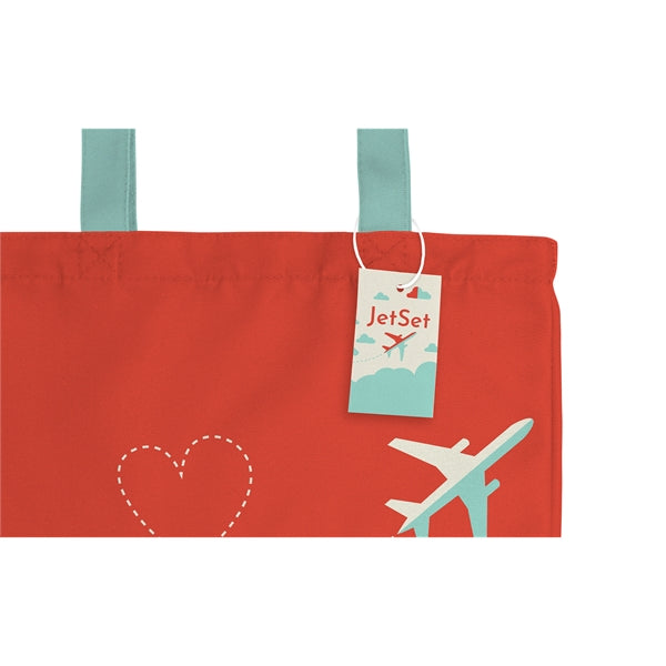 Full Color Recycled Canvas Tote - Gusset