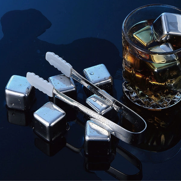 Whisky Stainless Steel Ice Cube 2 Pieces/Set