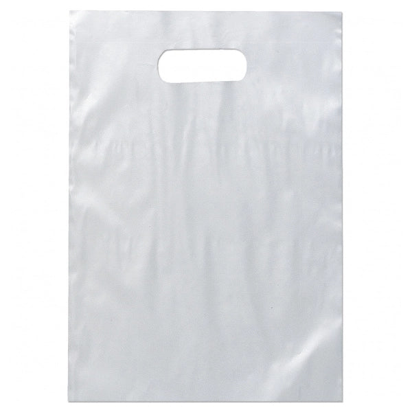 9.5" x 14" Die Cut Frosted Plastic Bags