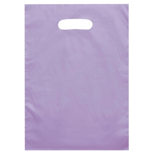9.5" x 14" Die Cut Frosted Plastic Bags