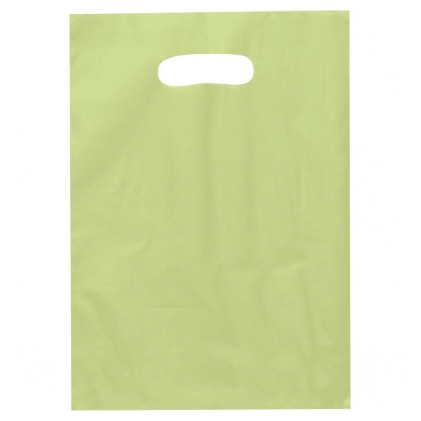 9.5" x 14" Die Cut Frosted Plastic Bags