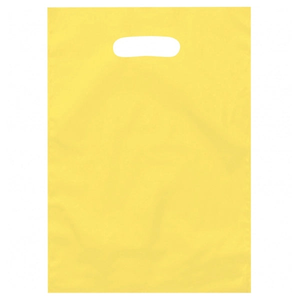 9.5" x 14" Die Cut Frosted Plastic Bags