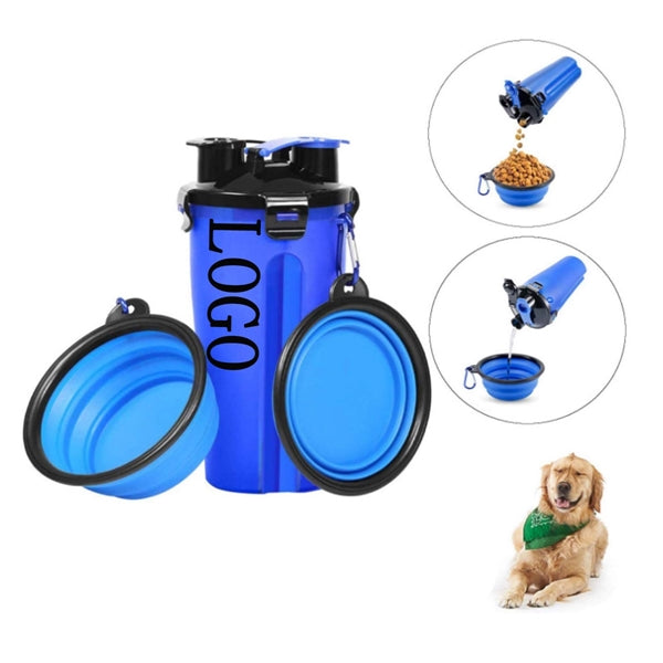 Pet Water And Food Dual-purpose Cup With Custom Logo