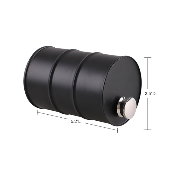 Oil Drum Shape Hip Flask